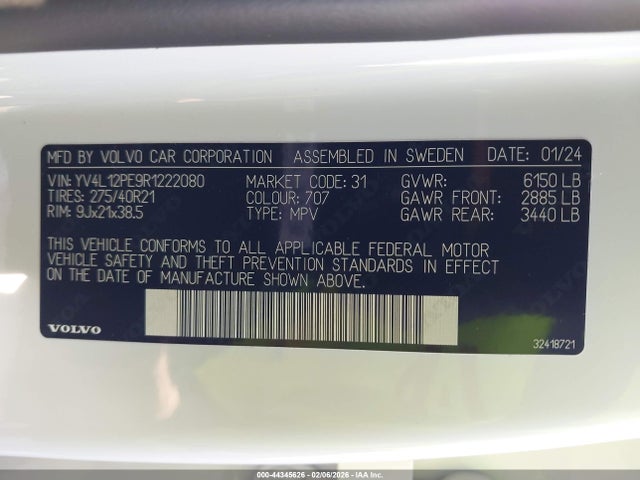 2024 VOLVO XC90 YV4L12PE9R1222080 Photo 8