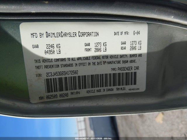 Aukcja sprzedaży 2005 Chrysler 300 Touring, vin: 2C3JA53G65H172502, numer aukcji: 44345737