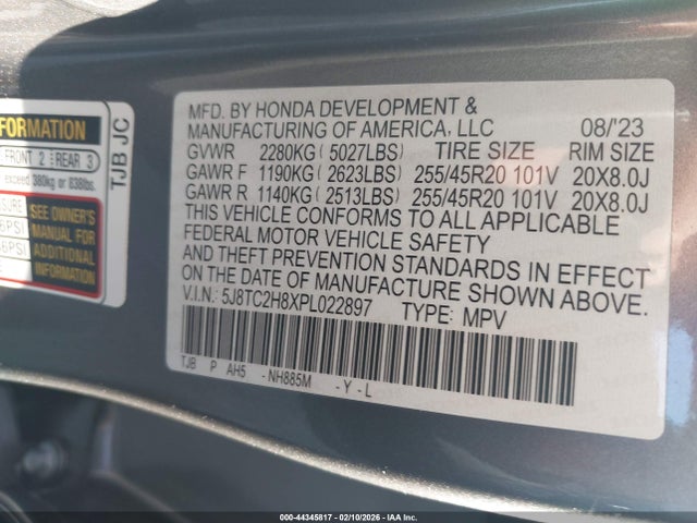 2023 ACURA RDX 5J8TC2H8XPL022897 Photo 8