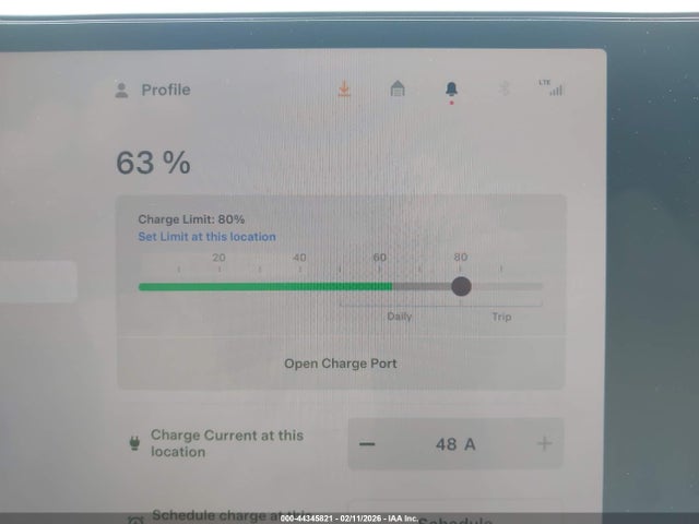 44345821 :رقم المزاد ، 7SAXCBE67TF478665 vin ، 2026 Tesla Model X Plaid مزاد بيع