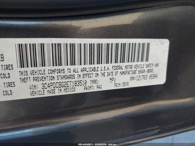 Dodge Journey Sxt 2014 3C4PDCBG2ET183510 Image 9