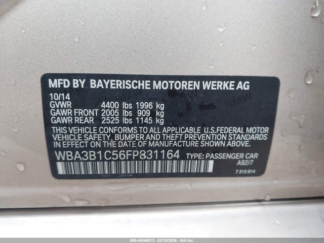 WBA3B1C56FP831164 BMW 320i