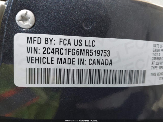 Chrysler Pacifica Touring 2021 2C4RC1FG6MR519753 Image 9
