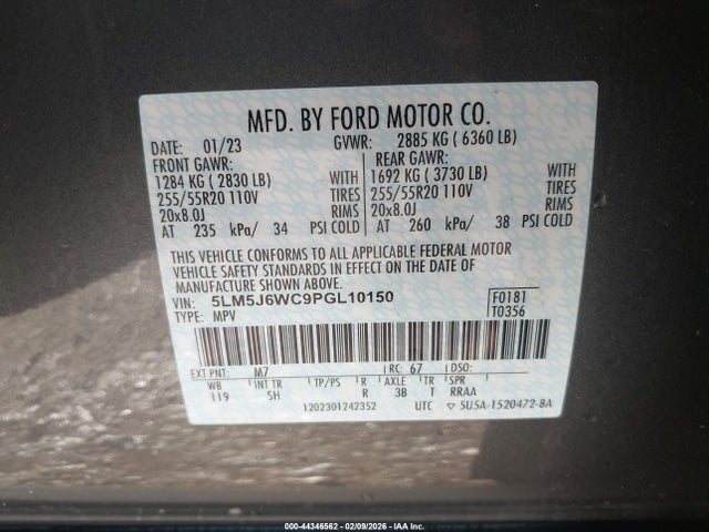 2023 LINCOLN AVIATOR 5LM5J6WC9PGL10150 Photo 8