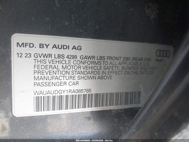 2024 AUDI A3 WAUAUDGY1RA085785 Photo 8