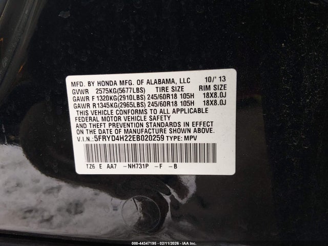 Acura MDX 2014 5FRYD4H22EB020259 Image 9