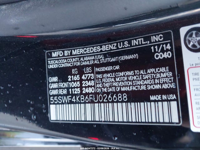 55SWF4KB6FU026688 Mercedes-Benz C 300 Sport 4matic