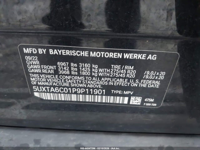 2023 BMW X5 PHEV 5UXTA6C01P9P11901 Photo 8