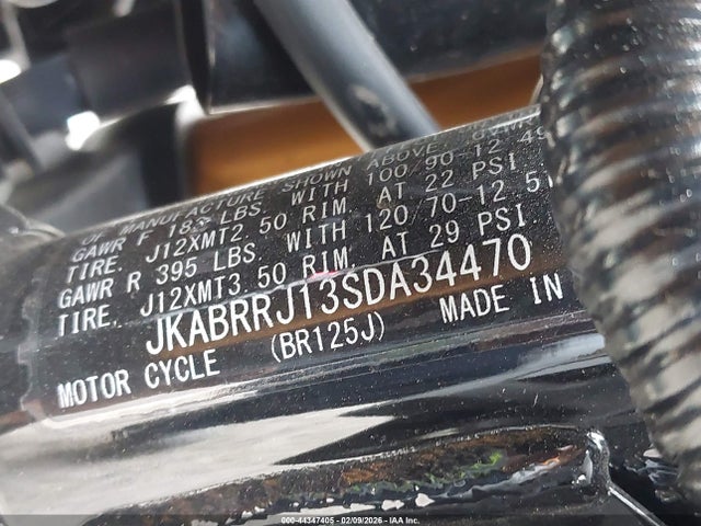 JKABRRJ13SDA34470 Kawasaki Br125 J