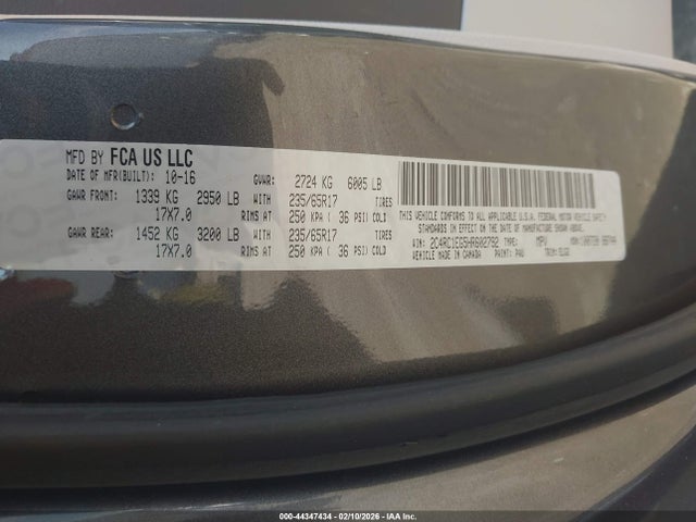 2017 CHRYSLER PACIFICA 2C4RC1EG5HR602792 Photo 8