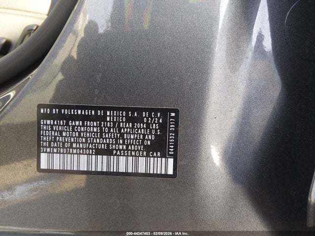 Volkswagen Jetta 1.5t Se 2024 3VWEM7BU7RM043082 Image 9