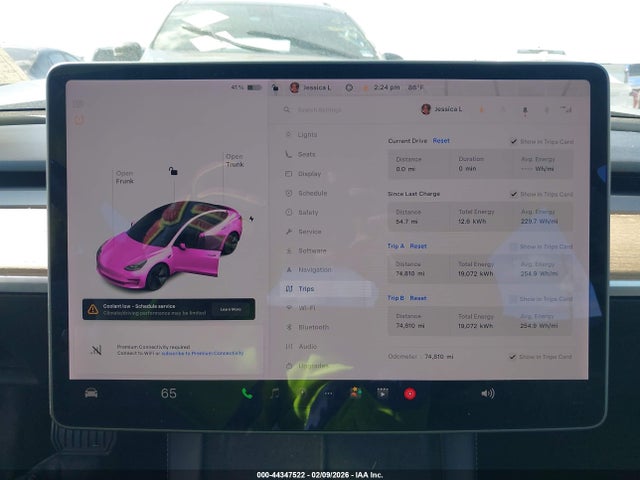 2022 TESLA MODEL 3 5YJ3E1EA0NF101537 Photo 6