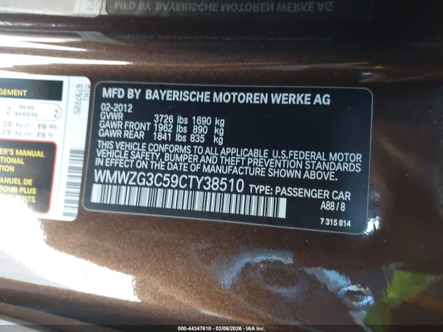 2012 MINI COOPER S CLUBMAN WMWZG3C59CTY38510 Photo 8