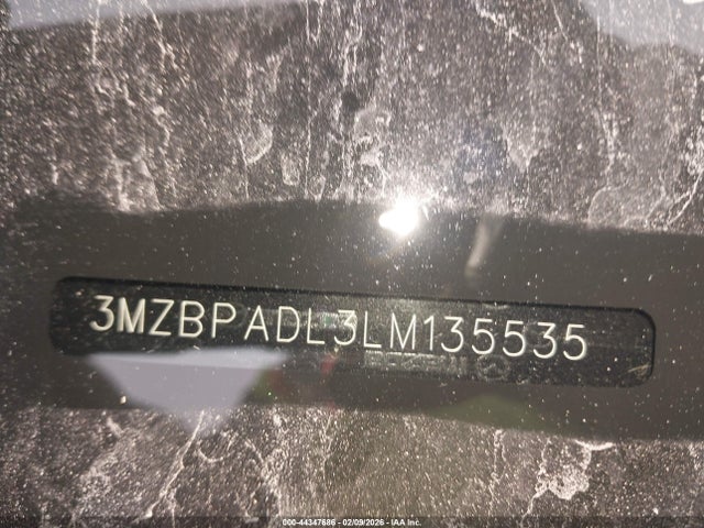 Aukcja sprzedaży 2020 Mazda Mazda3 Preferred Package, vin: 3MZBPADL3LM135535, numer aukcji: 44347686
