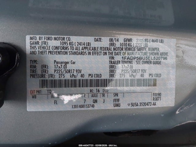 Ford C-max Hybrid Sel 2014 1FADP5BU5EL520796 Image 9