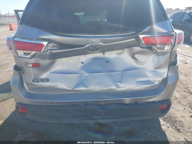Toyota Highlander Limited V6 2016 5TDDKRFH2GS353165 Image 6