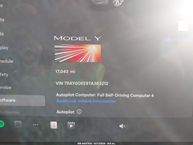 Продаж на аукціоні авто 2026 Tesla Model Y Long Range Launch Series/premium All-wheel Drive, vin: 7SAYGDEE9TA383212, номер лоту: 44347938