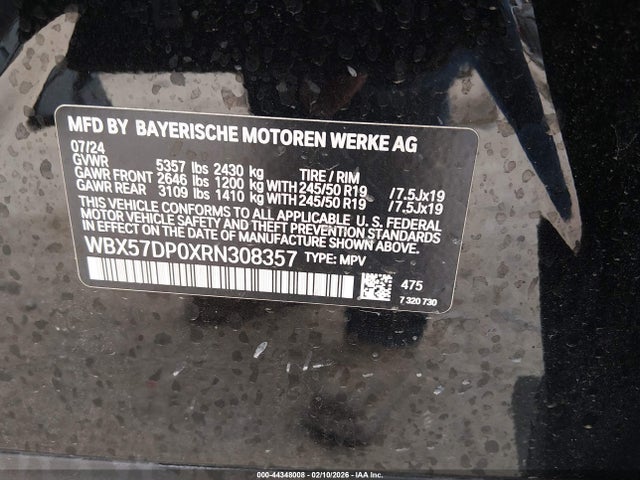 2024 BMW X3 WBX57DP0XRN308357 Photo 8