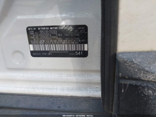 2018 MITSUBISHI OUTLANDER JA4AZ3A38JZ033050 Photo 8