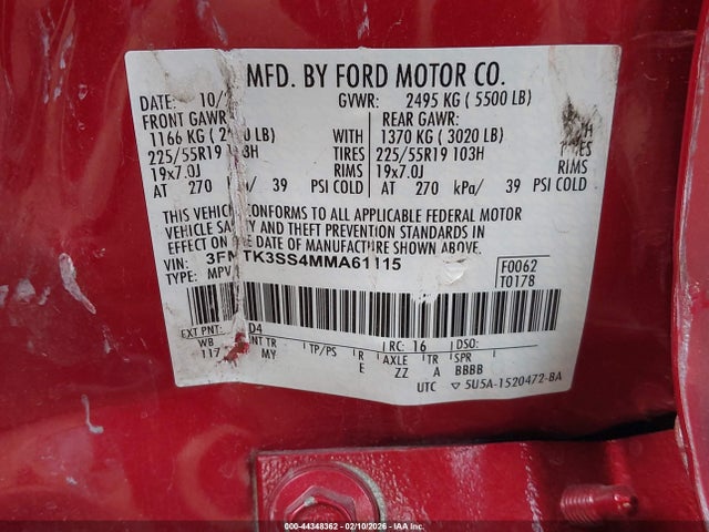Ford Mustang Mach-e Premium 2021 3FMTK3SS4MMA61115 Image 9