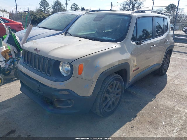 Продажа на аукционе авто 2016 Jeep Renegade 75th Anniversary, vin: ZACCJABT7GPC62433, номер лота: 44348698