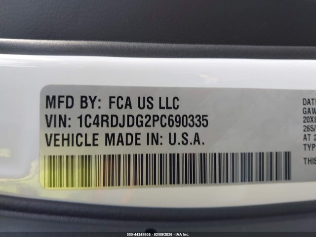 Dodge Durango Gt Premium Awd 2023 1C4RDJDG2PC690335 Image 9