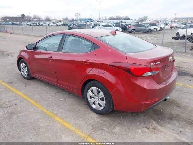 2016 HYUNDAI ELANTRA 5NPDH4AEXGH743340 Photo 2