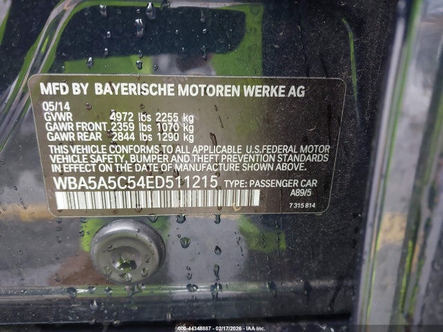 WBA5A5C54ED511215 BMW 528I