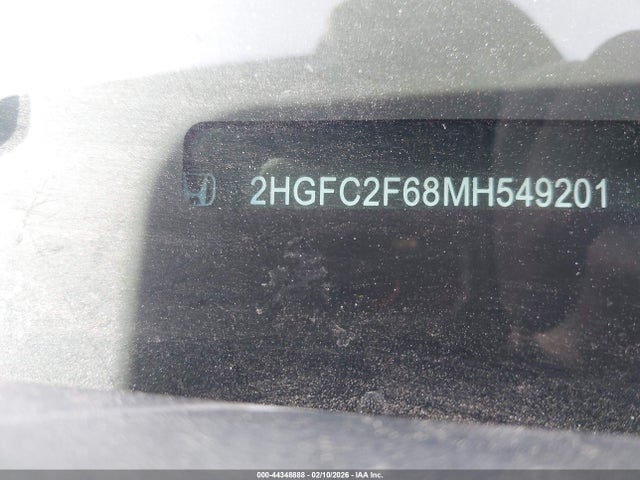 Honda Civic Lx 2021 2HGFC2F68MH549201 Image 9