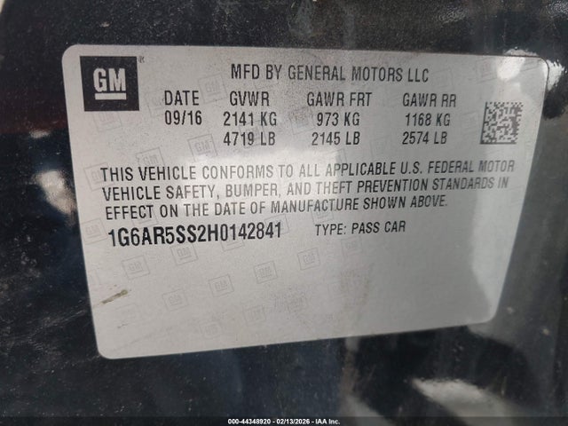 Cadillac CTS LUXURY 2017 1G6AR5SS2H0142841 Image 9
