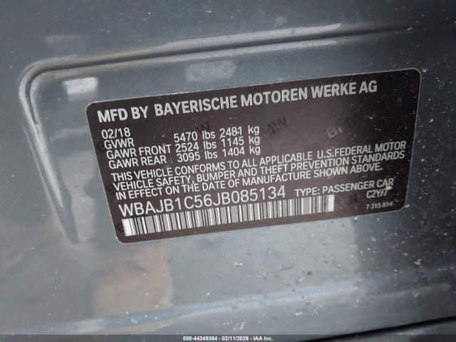 2018 BMW 530E WBAJB1C56JB085134 Photo 8