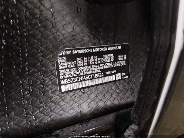 BMW Ix Xdrive50 2025 WB523CF04SCT18824 Image 6
