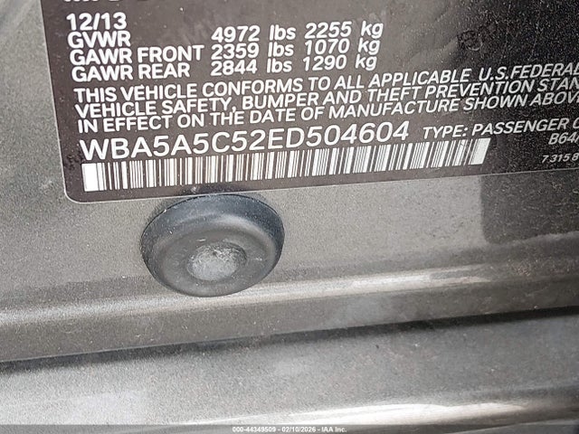 WBA5A5C52ED504604 BMW 528I