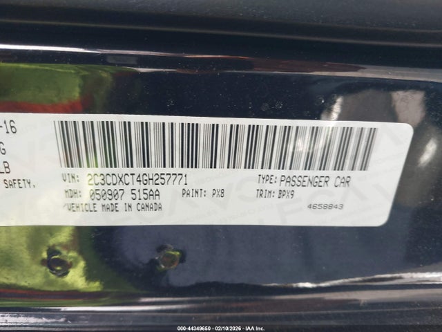 Dodge CHARGER R/T 2016 2C3CDXCT4GH257771 Image 9