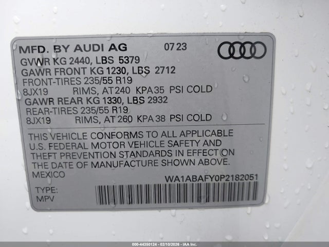 2023 AUDI Q5 WA1ABAFY0P2182051 Photo 8