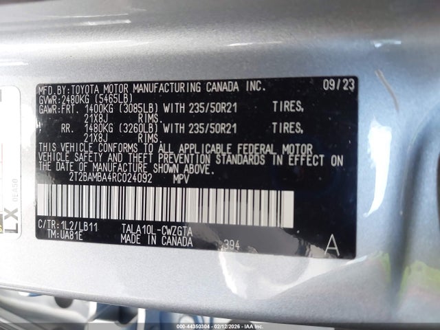 2024 LEXUS RX 350 2T2BAMBA4RC024092 Photo 8