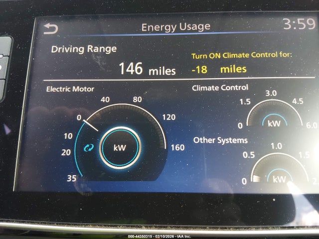 1N4BZ1DV4NC556687 Nissan Leaf Sl Plus 62 Kwh