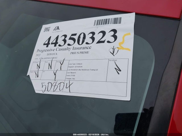 JTDKAMFP6N3198302 Toyota Prius Prime Xle