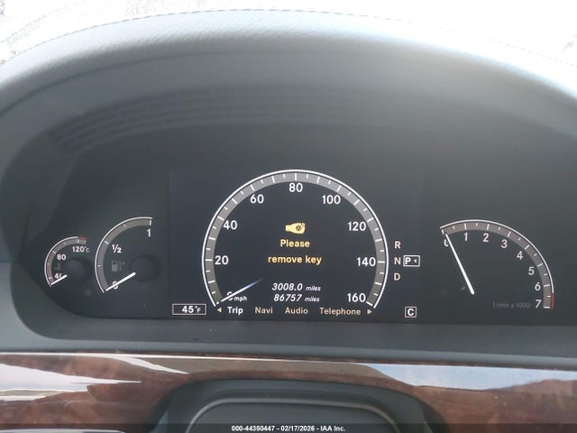 Продажа на аукционе авто 2007 Mercedes-benz S 550, vin: WDDNG71X47A068897, номер лота: 44350447