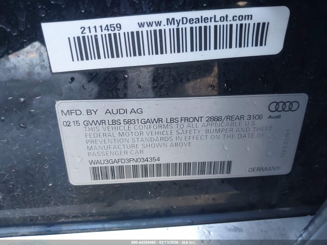 2015 AUDI A8 L WAU3GAFD3FN034354 Photo 8