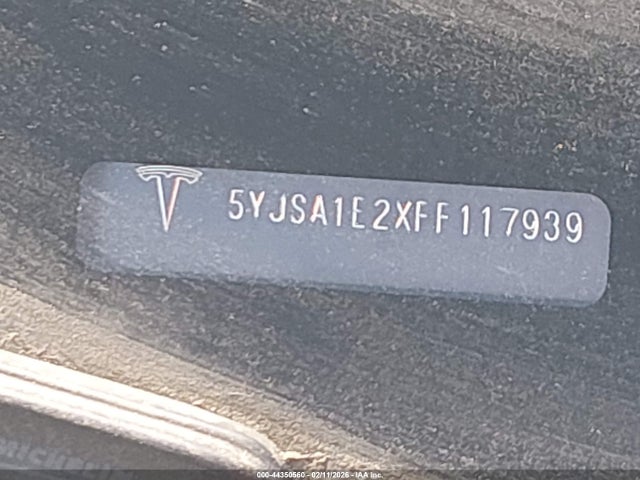 2015 TESLA MODEL S 5YJSA1E2XFF117939 Photo 8