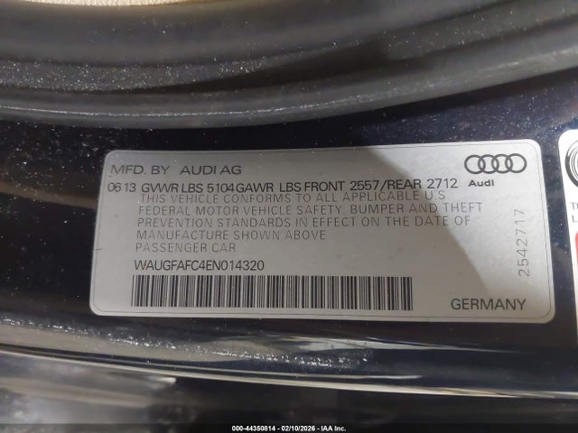 2014 AUDI A6 WAUGFAFC4EN014320 Photo 8