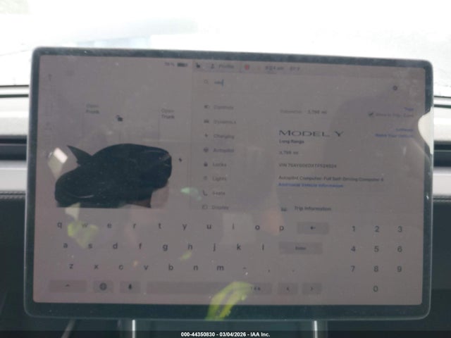 Продаж на аукціоні авто 2026 Tesla Model Y Premium Rear-wheel Drive/standard Rear-wheel Drive, vin: 7SAYGDEDXTF524024, номер лоту: 44350830