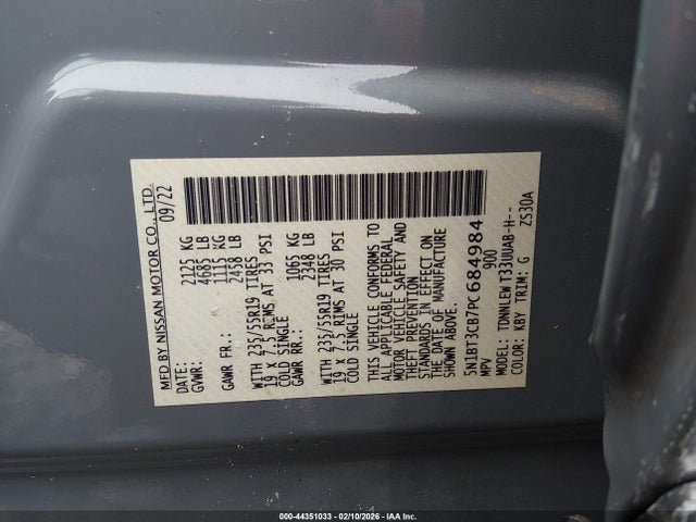 Nissan Rogue Sl Intelligent Awd 2023 5N1BT3CB7PC684984 Image 9
