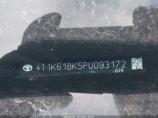 Продажа на аукционе авто 2023 Toyota Camry Xse Awd, vin: 4T1K61BK5PU093172, номер лота: 44351035