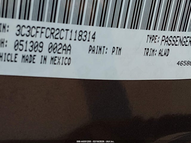2012 FIAT 500 3C3CFFCR2CT118314 Photo 8