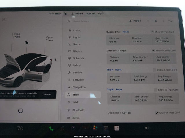 Продажа на аукционе авто 2026 Tesla Model 3 Premium Rear-wheel Drive/standard Rear-wheel Drive, vin: 5YJ3E1EA3TF133623, номер лота: 44351262