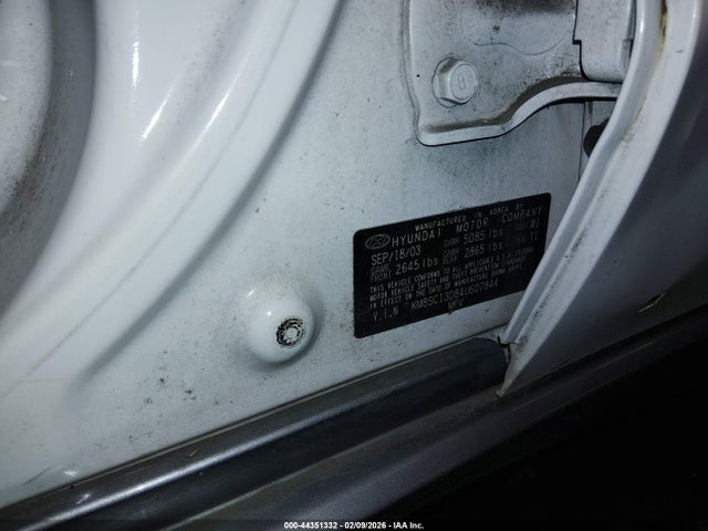 2004 HYUNDAI SANTA FE KM8SC13D84U607844 Photo 8