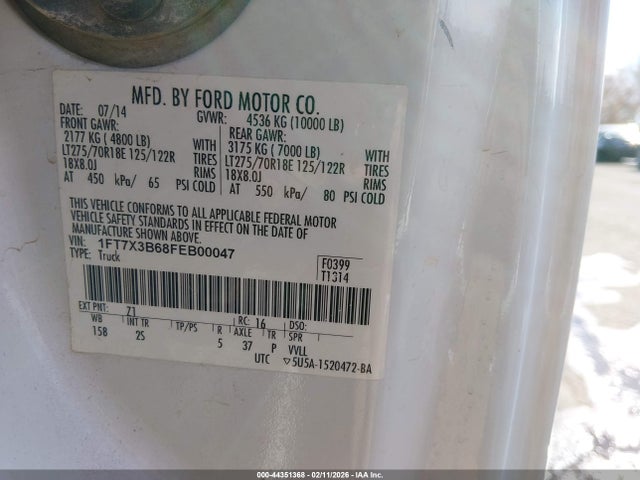 Ford F-350 Xl 2015 1FT7X3B68FEB00047 Image 9