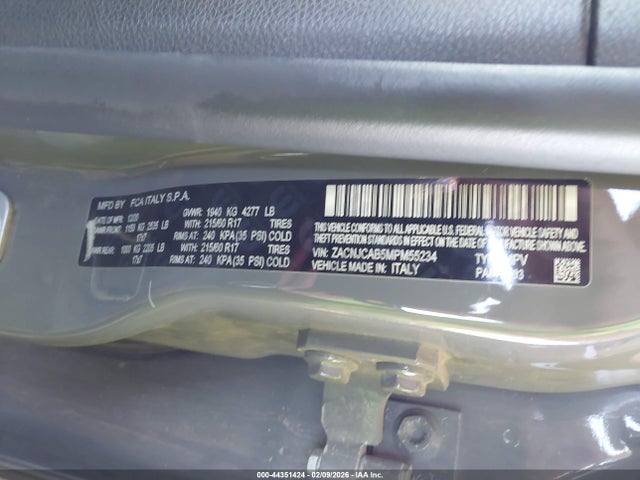 ZACNJCAB5MPM55234 Jeep Renegade Sport Fwd